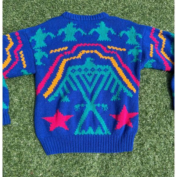 Gant Other - GANT Wool Sweater Bold Thunderbird & Star Pattern (Vintage)